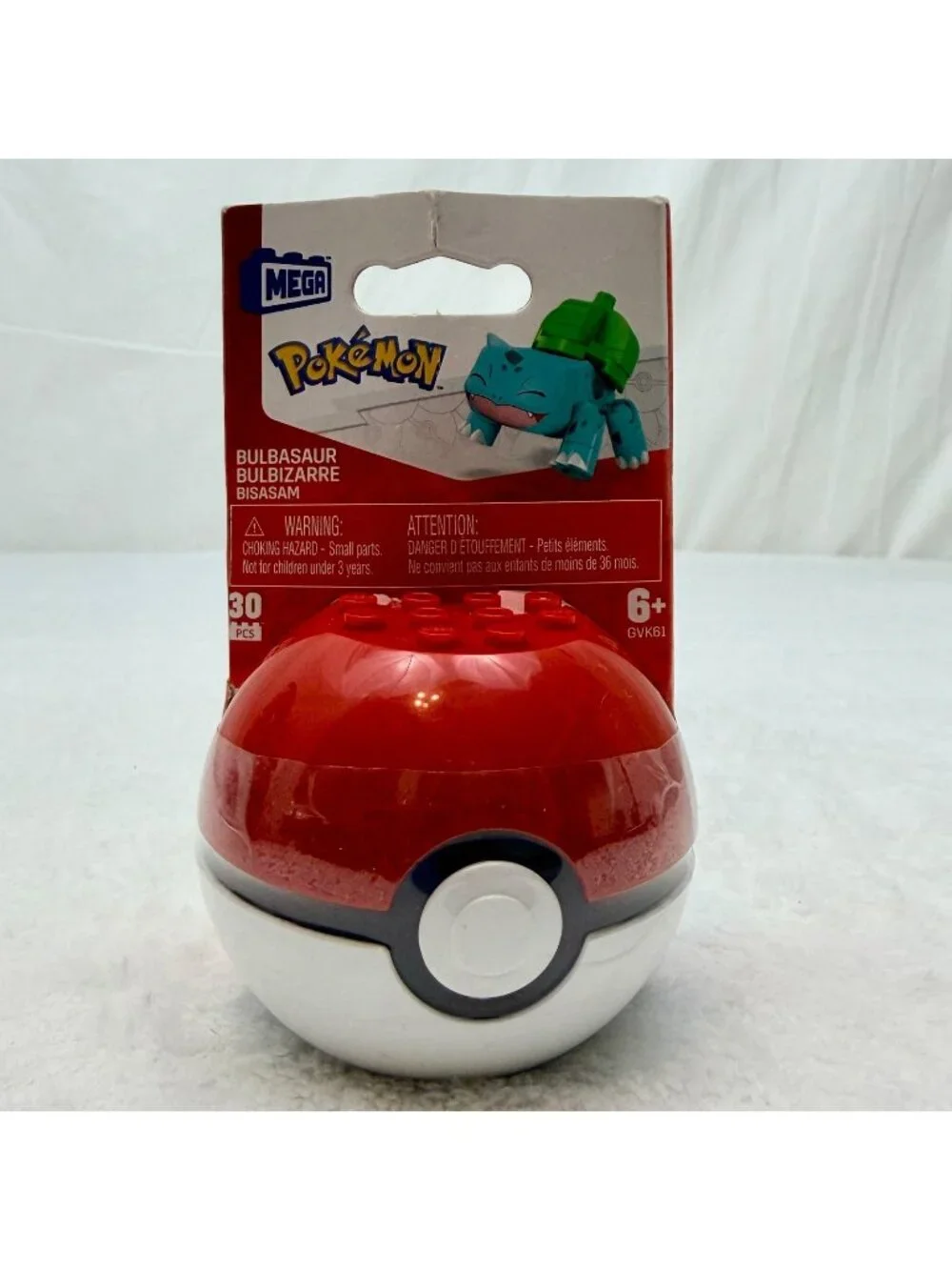 MEGA Construx Pokémon Poké Balll 16 Piece Set Bulbasaur 2022 Mattel Canada